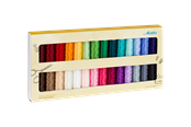 Symaskin - Amann/Mettler Embroidery thread set in basic colors of 28 rl. - 5091-0000