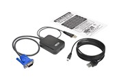 KVM-switch - Eaton series KVM Console to USB 2.0 Portable Laptop Crash Cart Adapter with File Transfer and Video Capture 1920 x 1200 @ 60 Hz - B032-VU1