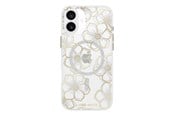 Mobil - Deksel og etui - Case Mate Floral Gems - Gold - MagSafe - iPhone 16 Plus - CM054374