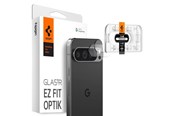 Mobil - Andre tilbehør - Spigen Glass tR EZ Fit Optik 2 Pack for Google Pixel 9 Pro - Crystal Clear - AGL08444