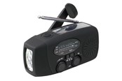 DAB, nettverks- og klokkeradio - Lippa Emergency Solar Radio - Black - AM/FM - Mono - Svart - LPFMR01