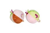 Babyleker - Goki Soft Ball with a Bubble Pink Green - 65300