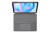 Tastatur - Logitech Combo Touch for iPad Air 13" (M2) - Oxford Grey - Tastatur & Foliosett - Amerikansk Engelsk - Grå - 920-012618