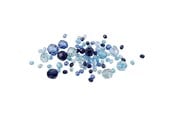 Kreative leker - Creativ Company Faceted Beads Mix Blue Harmony 45 grams - 618821