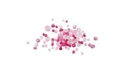 Kreative leker - Creativ Company Faceted Beads Mix Pink 45 grams - 618841