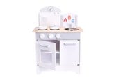 Lekekjøkken & Utstyr - ET Toys Small Wood - Play Kitchen - Grey (L40193) - L40193