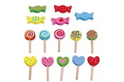 Treleker - ET Toys Small Wood - Sweets 15 pcs. (L40010) - L40010