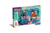 Puslespill - Clementoni Jigsaw Puzzle Super Color Maxi Disney Stitch 104pcs. Gulv - 23776