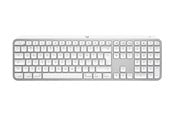 Tastatur - Logitech MX Keys S for Mac - Pale Grey - Tastatur - Amerikansk Engelsk - Hvit - 920-011638