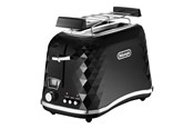 Brødrister - DeLonghi Brødrister De'Longhi Brillante CTJ 2103.BK - toaster - black - CTJ 2103.BK