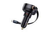 Mobil - Adaptere og ladere - Baseus Car Charger  Enjoyment Pro with lightning cable + USB-C  55W (black) - C00057803111-00