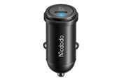 Mobil - Adaptere og ladere - Mcdodo CC-7491 car charger 1x USB-C 30W (black) - CC-7491