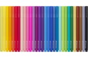 Skrive- & Tegneverktøy - Faber Castell - Fibre-tip markers Grip Color set 30 pcs (155335) - 155335