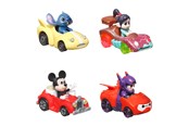 Leketøysbil - Hot Wheels Racerverse Set Of 4 Cars With Disney Characters As Drivers - HKD31