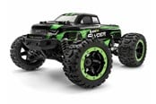 Fjernstyrt - BLACKZON - Slyder MT 1/16 4WD Electric Monster Truck - Green - 540100