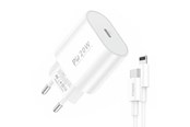 Mobil - Adaptere og ladere - Foneng Fast charger  1x USB EU39 + USB C to Lightning - EU39 Type-C to iPhon