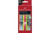 Skrive- & Tegneverktøy - Faber Castell 12 Color Pencil Color Grip Special Pastel-Neon Box - 201569