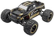 Fjernstyrt - BLACKZON - Slyder MT 1/16 4WD Electric Monster Truck - Gold - 540101