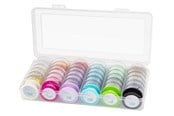 Arts & Crafts - Tilbehør - Craft Sensations Rocaille glass beads 36 pcs in plastic storage box - CR9022/A