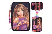 Skole - Topmodel - Triple Pencil Case NIGHT LIGHT ( 0412597 ) - 412597