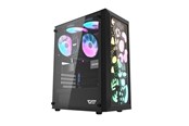 Kabinett - Darkflash Computer Case DK180 Graffiti (black) - Kabinett - Desktop - Svart - DK180 Graffiti