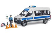 Leketøysbil - Bruder Mercedez-Benz Sprinter Police vehicle with police officer toy - BR2683