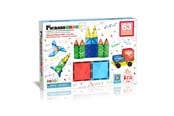 Byggesett - PicassoTiles Diamond Series Magnetic Tiles set 63pcs building set - PT63