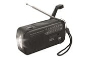 DAB, nettverks- og klokkeradio - LogiLink Emergency Radio - Hand Crank - Solar - SOS Light - AM/FM/SW - Mono - SP0061