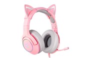 Hodetelefoner - ONIKUMA Gaming headphones  K9 Pink RGB - K9P RGB 3.5mm