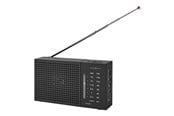 DAB, nettverks- og klokkeradio - Nedis RDFM1200BK - portable radio - AM/FM - Mono - RDFM1200BK