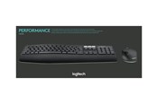 Tastatur - Logitech MK850 Performance - keyboard and mouse set - Spanish - Tastatur & Mussett - Spansk - Svart - 920-008228