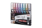 Skrive- & Tegneverktøy - Uni - Chalkmarker 5M - Metallic colors 8 pc - 401574