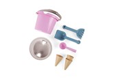 Utendørsleker - Dantoy Thorbjorn Bucket set w. Ice cream cones - Pink - 4801