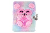 Skole - Tinka Plush Diary with Lock - Fantasy Animal - 8-4292