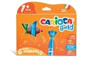 Kreative leker - Carioca - Marker w/baby handle (6pcs) - 809409