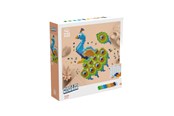 Puslespill - Plus-Plus - Puzzle By Number Peacock 800pcs - (3931) Blokk - 5710409107600