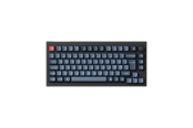 Tastatur - Keychron V1 MAX QMK/VIA Wireless RGB Hot Swap Jupiter Red - Carbon Black - Tastatur - Nordisk - Svart - V1M-D1-BO