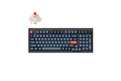 Tastatur - Keychron V5 MAX QMK/VIA Wireless RGB Hot Swap Jupiter Red - Carbon Black - Gamingtastatur - Nordisk - Svart - V5M-D1