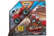 Leketøysbil - Spinmaster Monster Jam - Monster Dirt Starter Set 2.0 - Monster Mutt Dalmatian - 0778988250754