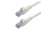 Nettverkskabel - 50cm White CAT8 Ethernet Cable Snagless S/FTP 25G/40G - patch cable - 50 cm - white - NLWH-50C-CAT8-PATCH