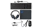 Tastatur - Nedis Gaming Combo Kit keyboard - GCK51110BKDE