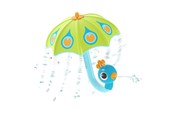 Vannlek - Yookidoo  Fill 'N' Rain Peacock Umbrella - Green - YO40223