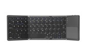 Tastatur - XtremeMac Bluetooth Travel Keyboard Foldable with Touchpad - Tastatur - Amerikansk Engelsk - Svart - XWH-FLK-13-US