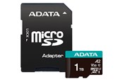 Minnekort - A-Data Premier Pro MicroSD/SD V30S - 100MB/s - 1TB - AUSDX1TUI3V30SA2-RA1