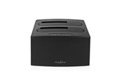 Harddisk - Tilbehør - Nedis HDDUDB3210BK storage drive docking station - HDDUDB3210BK