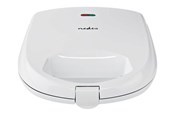 Smørbrødgriller - Nedis Smørbrødgriller KASM110FWT - sandwich maker - white - KASM110FWT