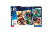 Puslespill - Clementoni Jigsaw Puzzle Super Color Square DC Comics Justice League 3x48pcs. Gulv - 25296