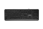 Tastatur - Nedis - keyboard - QWERTY - Italian - black - Tastatur - Italiensk - Svart - KBMU200BKIT