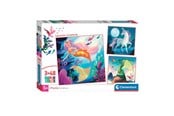 Puslespill - Clementoni Jigsaw Puzzle Super Color Square Fantasy 3x48pcs. Gulv - 25319