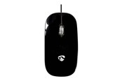 Mus - Nedis - mouse - USB - black - Mus - Optisk - 3 knapper - Svart - MSWD200BK